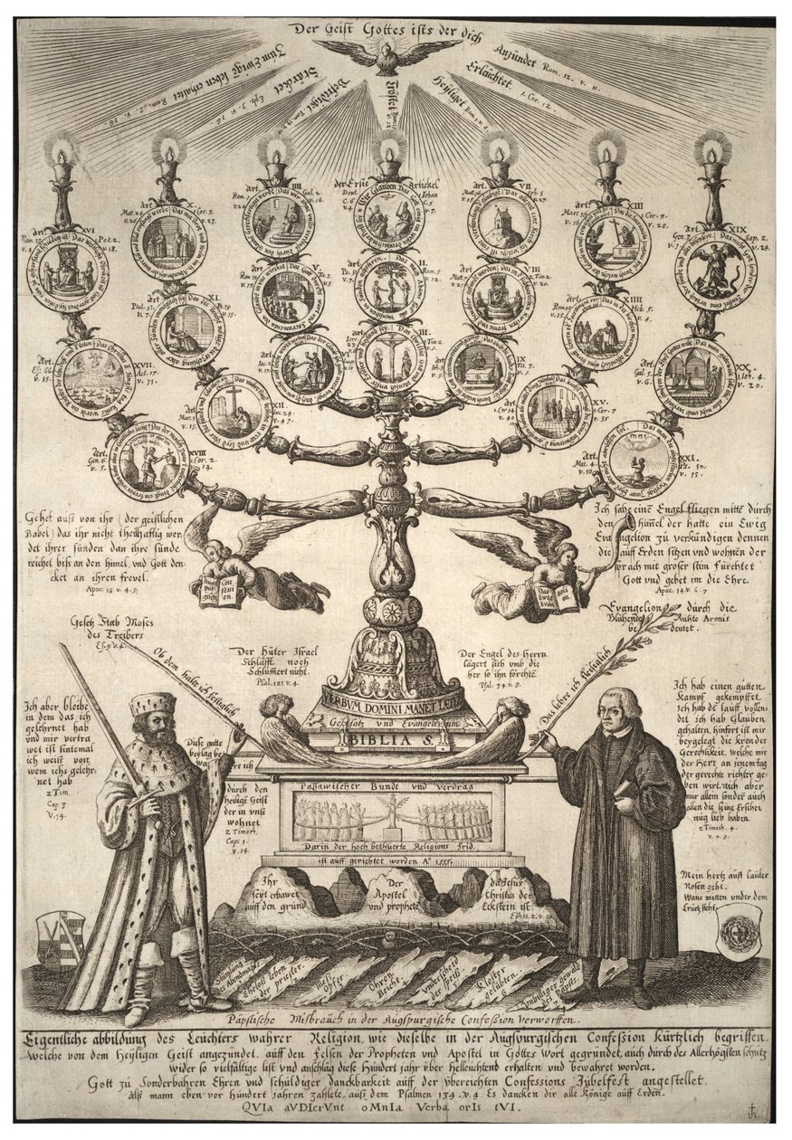 Augsburg İtirafı. durum 2 by Wenceslaus Hollar