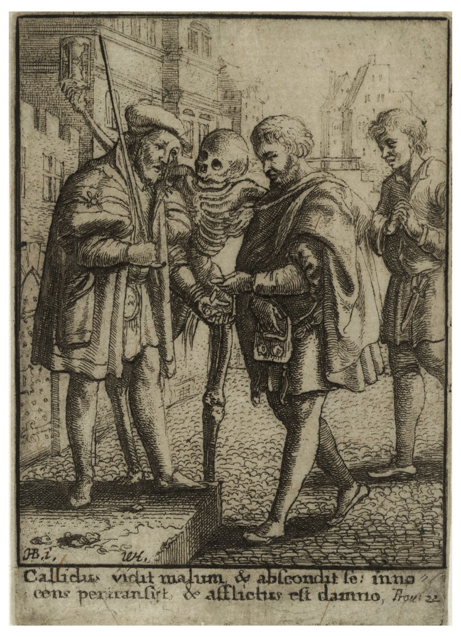 Avukat. durum 2 by Wenceslaus Hollar