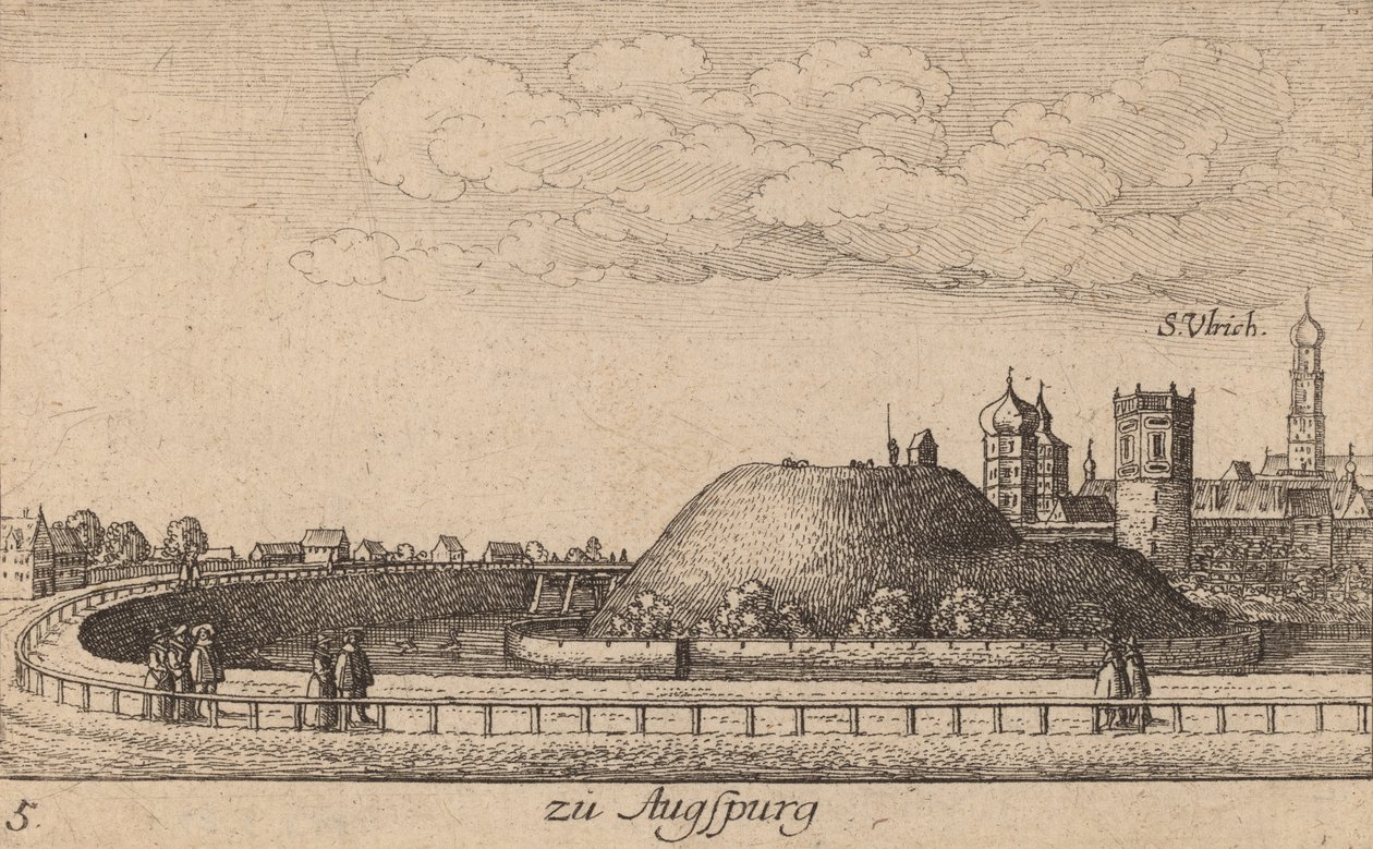 Augsburg, 1635. by Wenceslaus Hollar