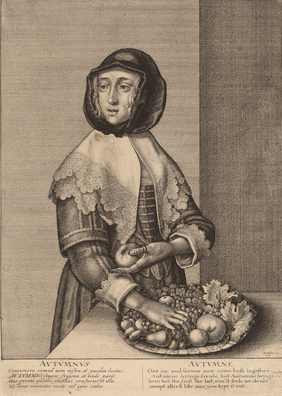 Sonbahar, 1641. by Wenceslaus Hollar
