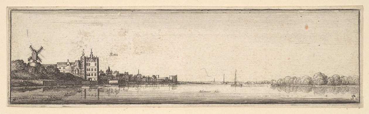 Bonn, 1642-1644. by Wenceslaus Hollar