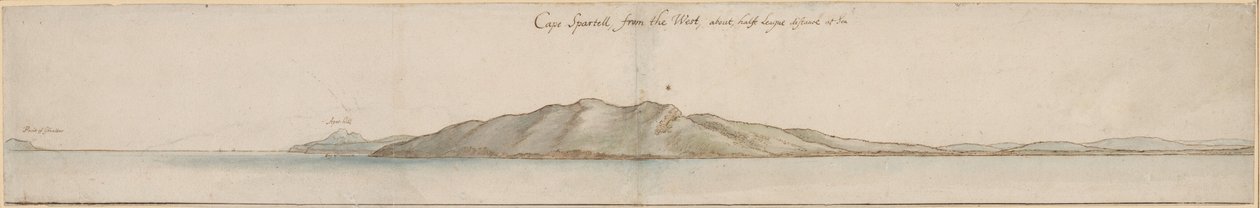 Batıdan Cape Spartell by Wenceslaus Hollar