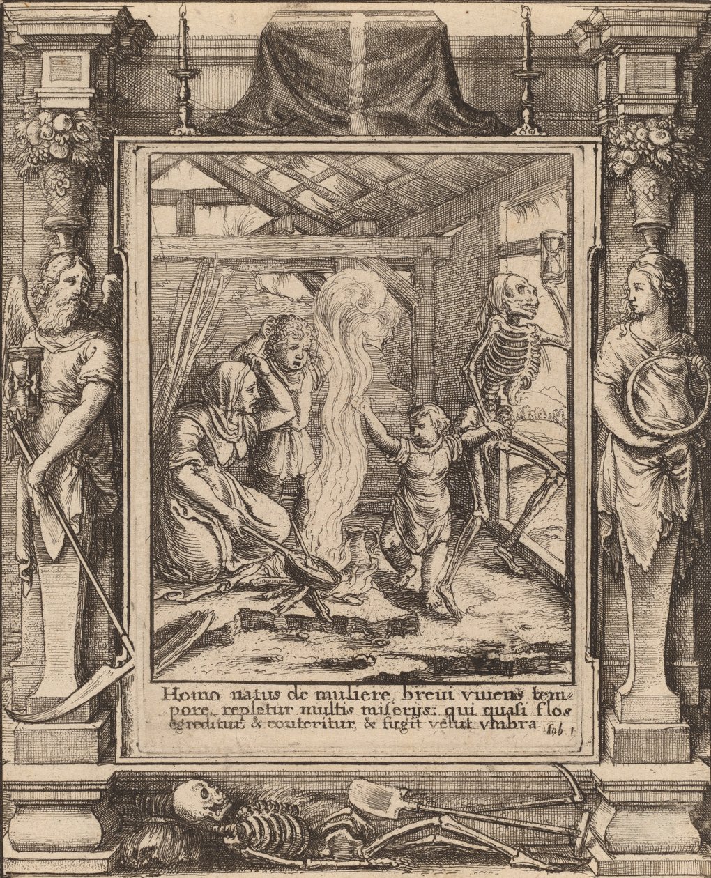 Çocuk, 1651. by Wenceslaus Hollar