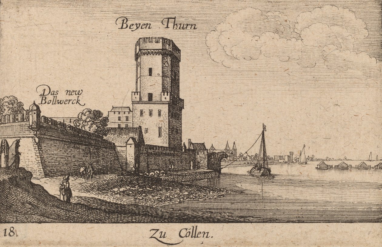Köln, 1635. by Wenceslaus Hollar