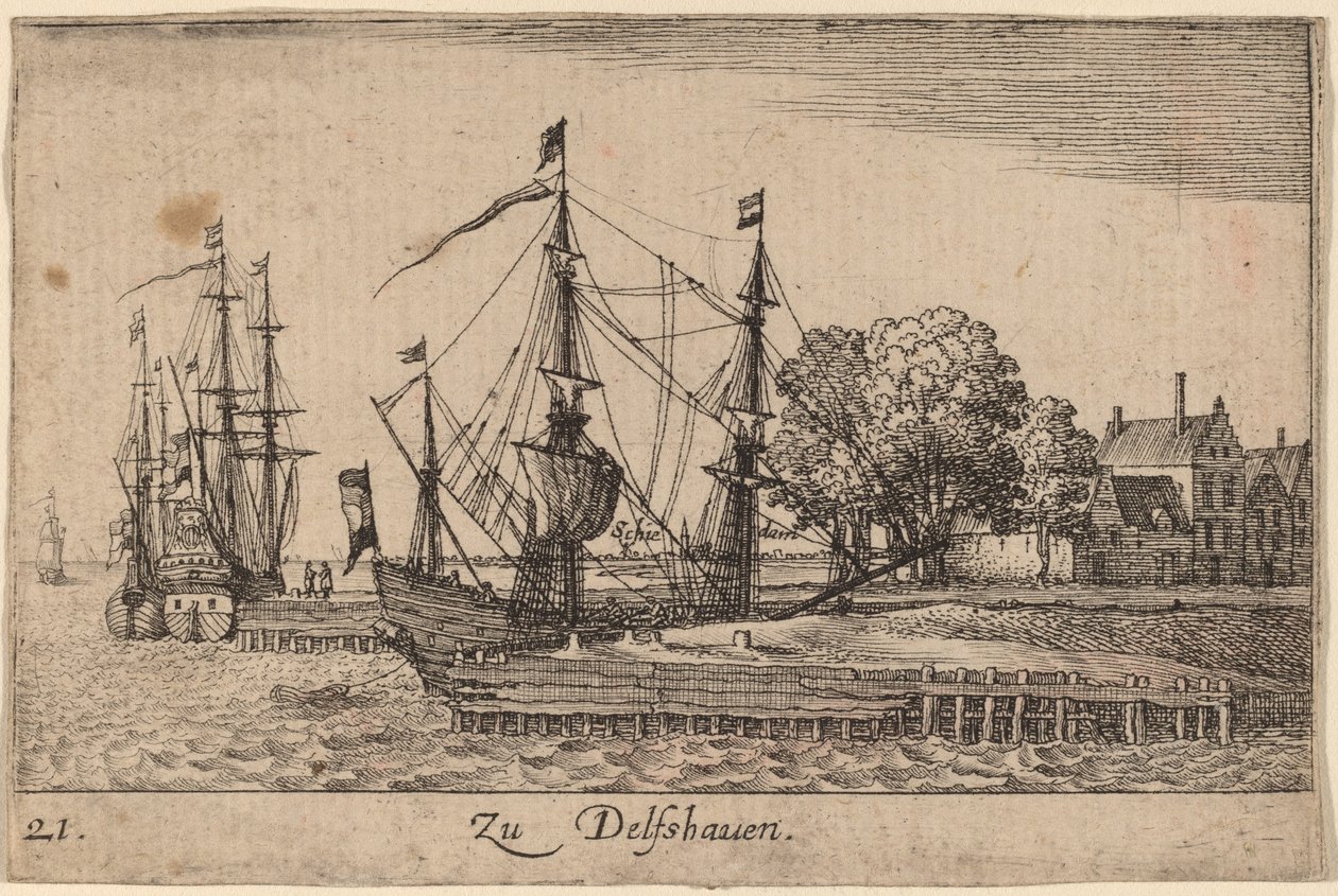 delf traşlı by Wenceslaus Hollar
