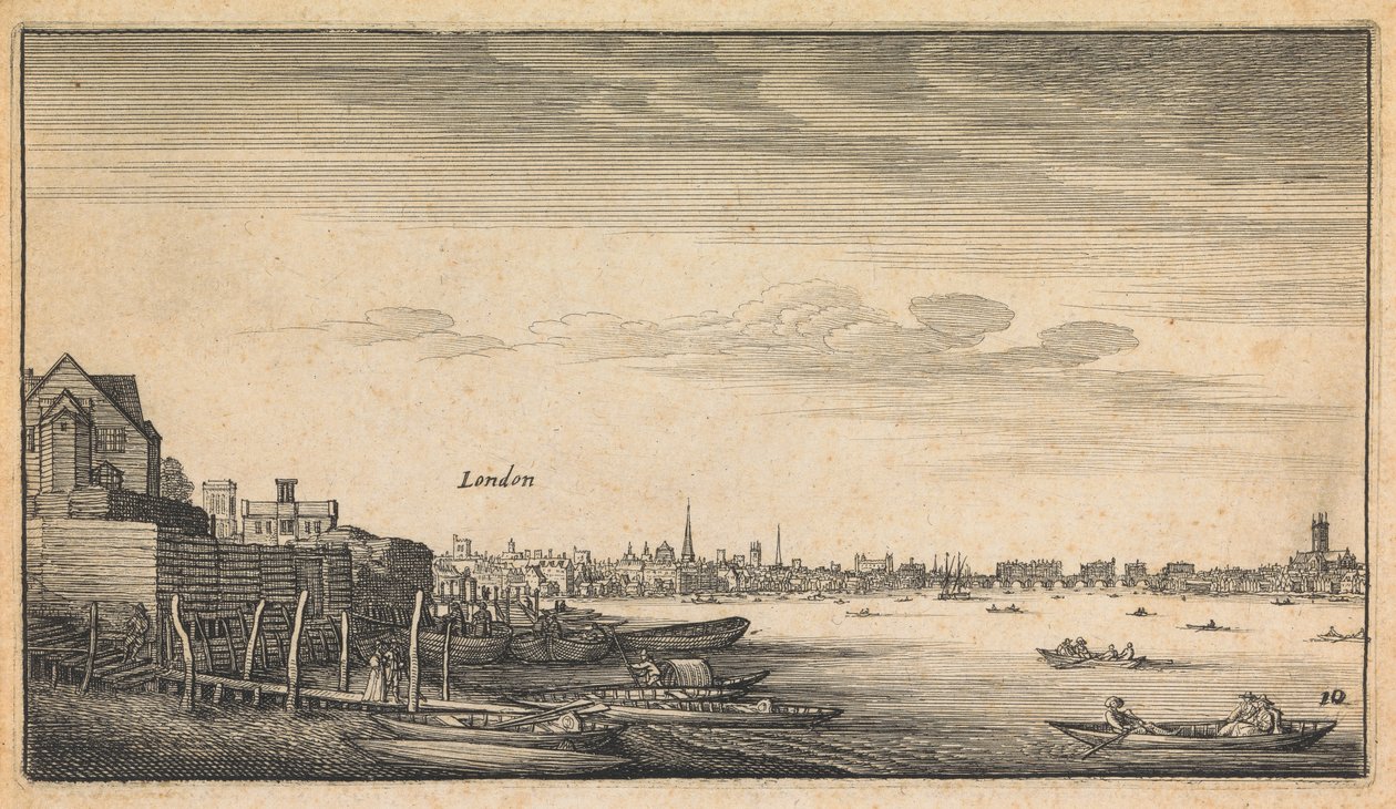 İngilizce Görünümler: Londra by Wenceslaus Hollar