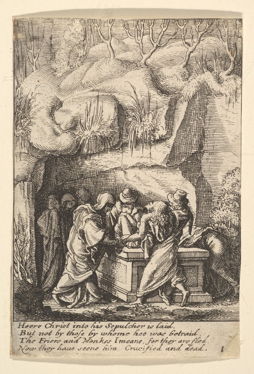 Mezar, 1625-77. by Wenceslaus Hollar