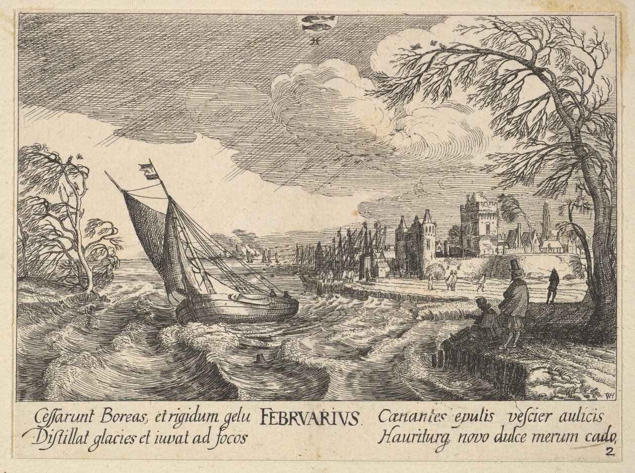 Şubat, 1628-29. by Wenceslaus Hollar