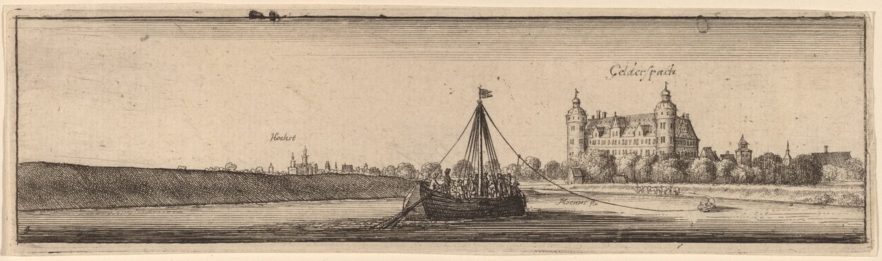Gelderspach by Wenceslaus Hollar