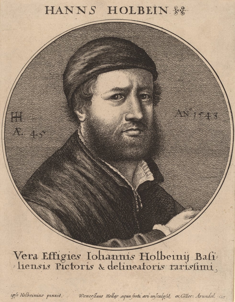Hans Holbein Genç, 1647. by Wenceslaus Hollar