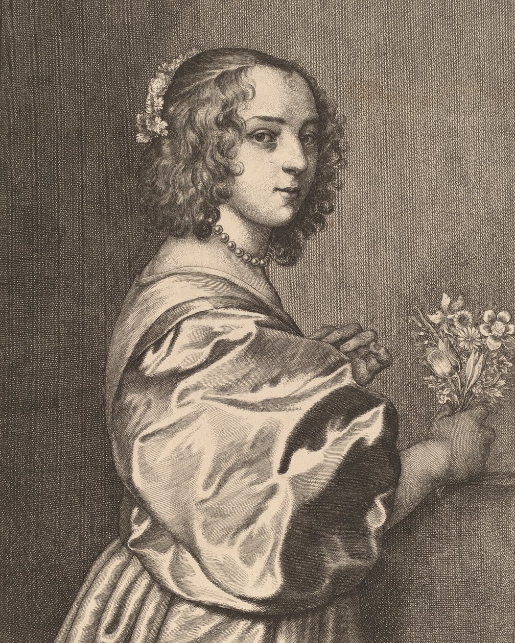 Margaret Limon, 1646. by Wenceslaus Hollar