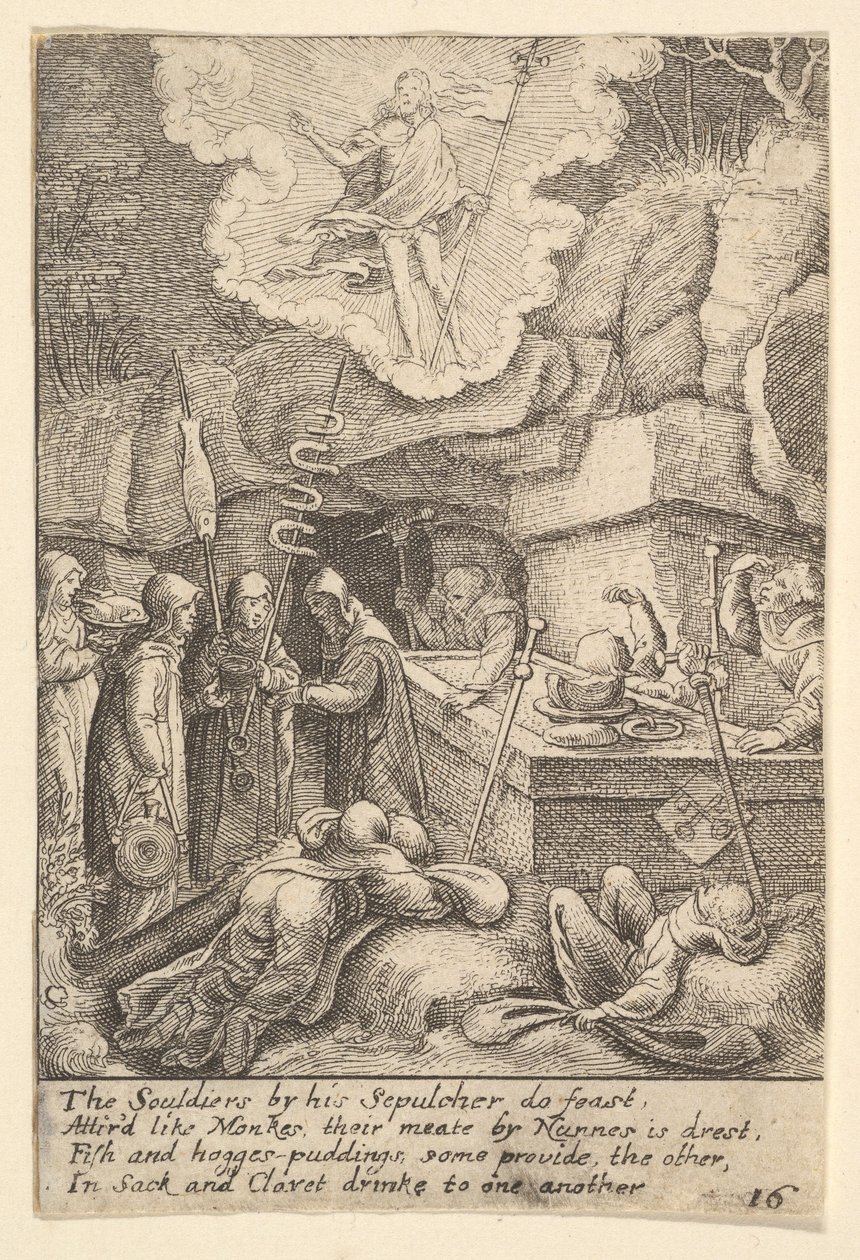 Diriliş, 1625-77. by Wenceslaus Hollar
