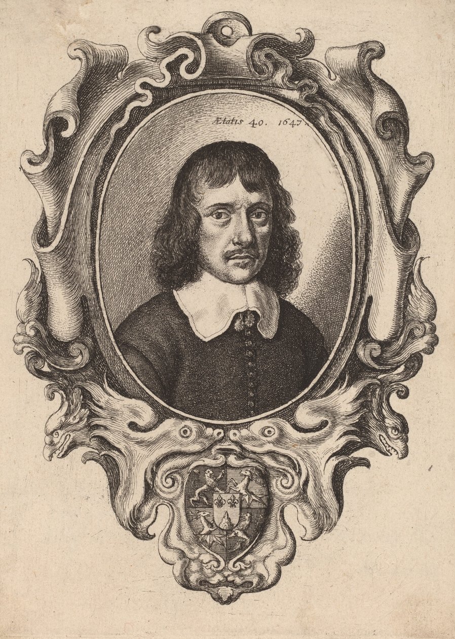 Otoportre, 1647. by Wenceslaus Hollar
