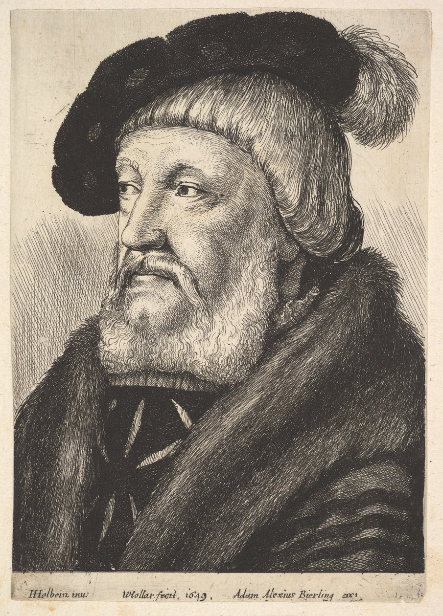 Sir William Butts, 1649. by Wenceslaus Hollar
