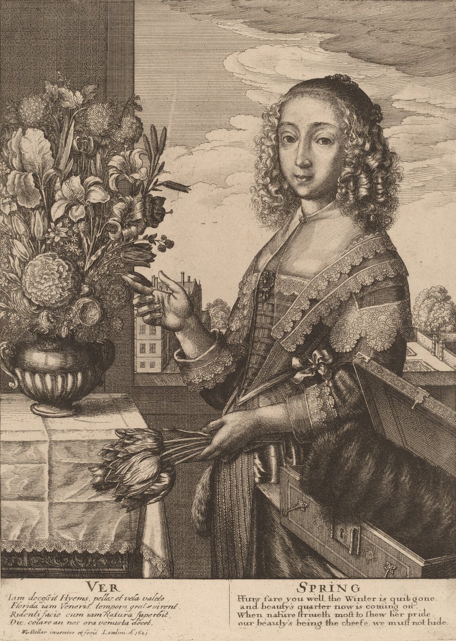 Bahar, 1641. by Wenceslaus Hollar