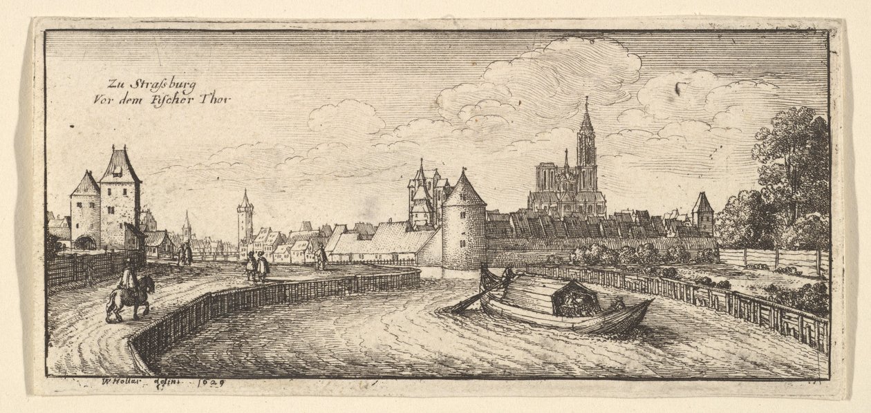 Strazburg, 1663-65. by Wenceslaus Hollar