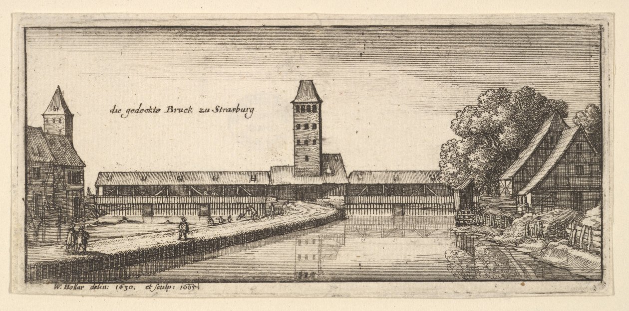 Strazburg, 1665. by Wenceslaus Hollar