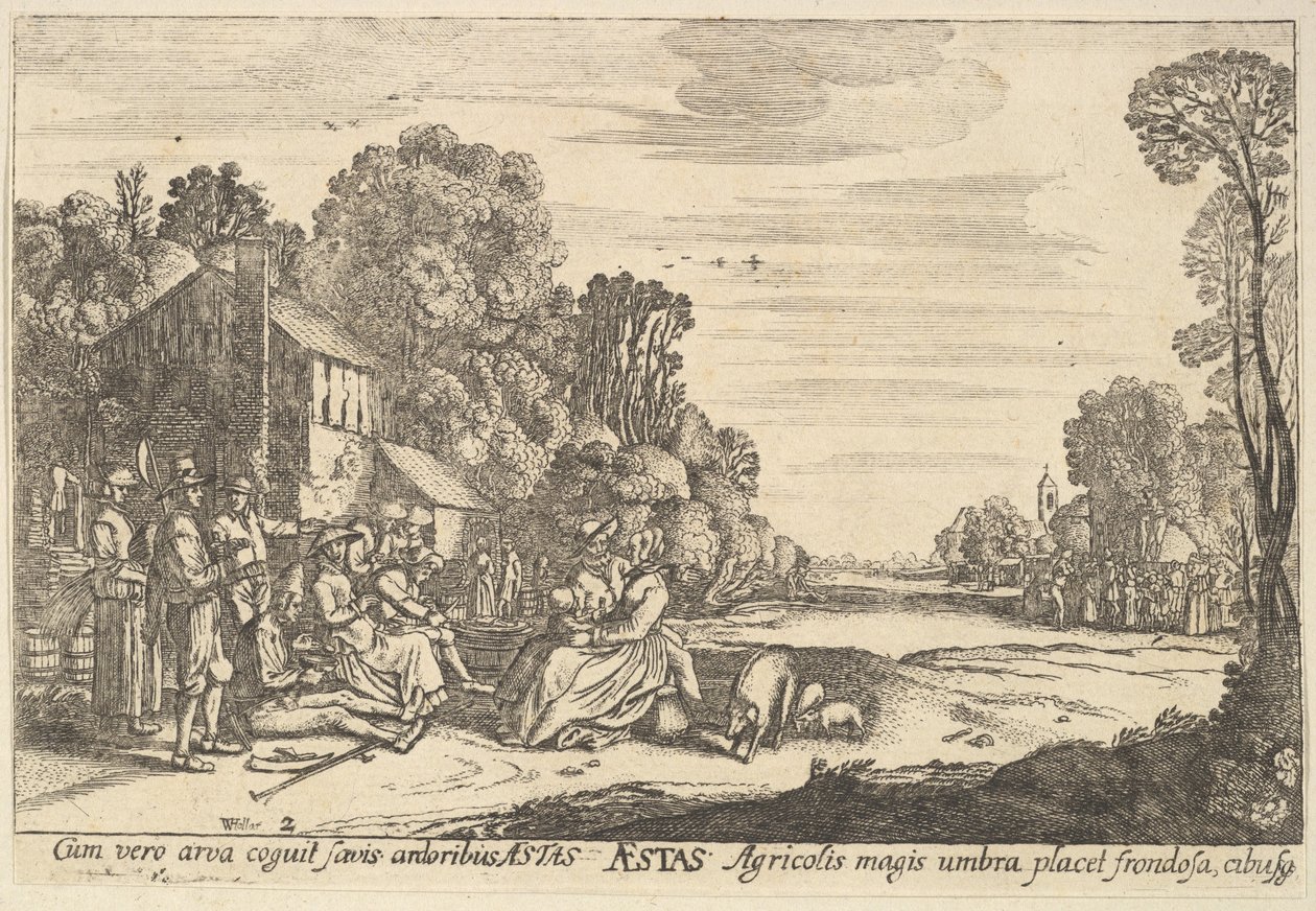 Yaz, 1629. by Wenceslaus Hollar