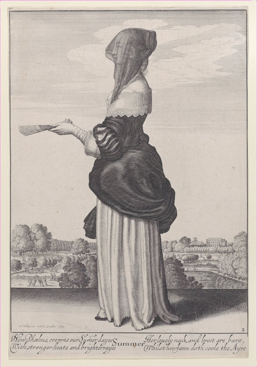 Yaz, Mevsimlerden, 1643-44., 1643-44. by Wenceslaus Hollar