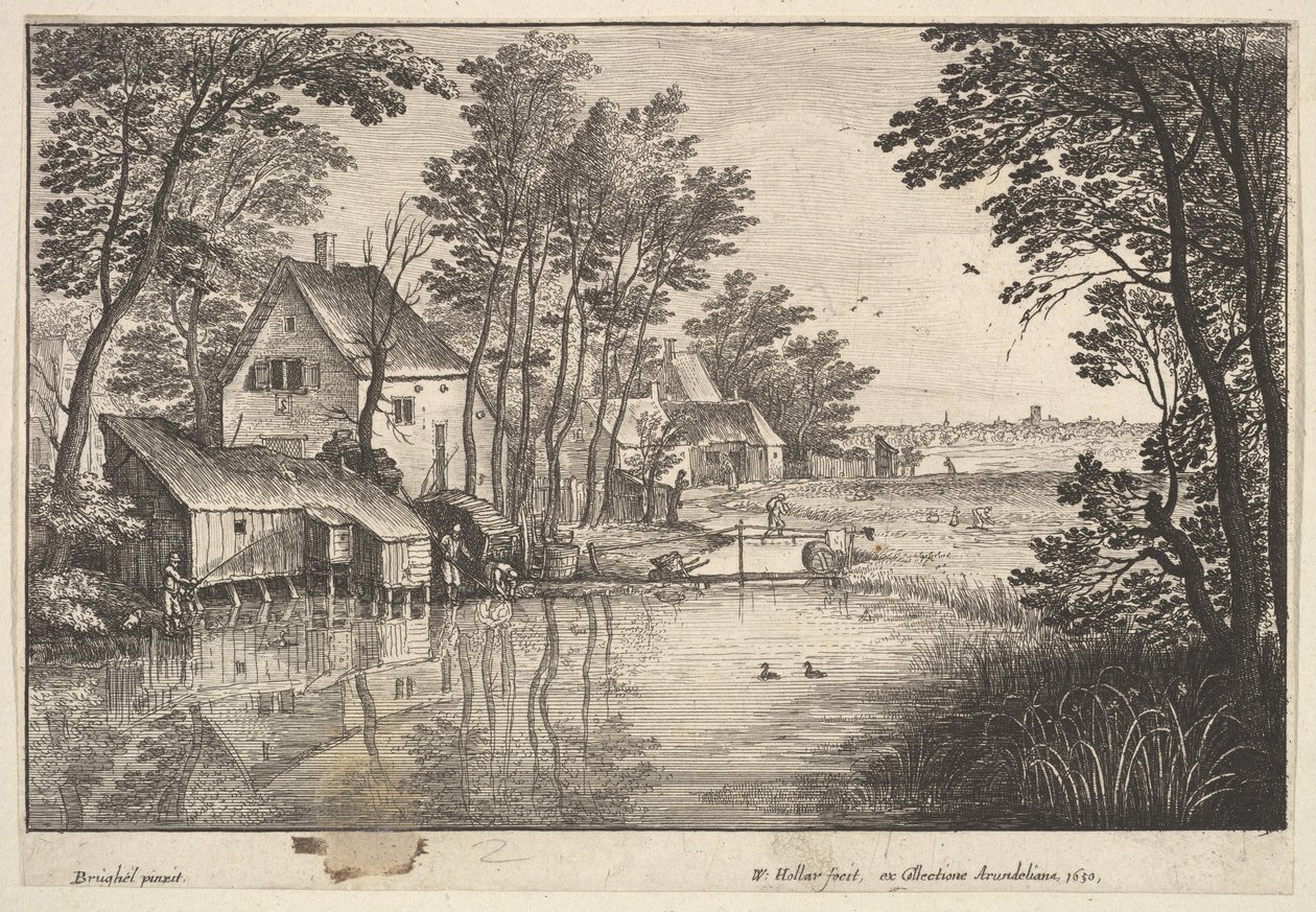 Avcı, 1650. by Wenceslaus Hollar