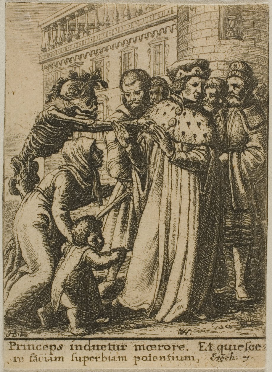 Dük ve Ölüm by Wenceslaus Hollar