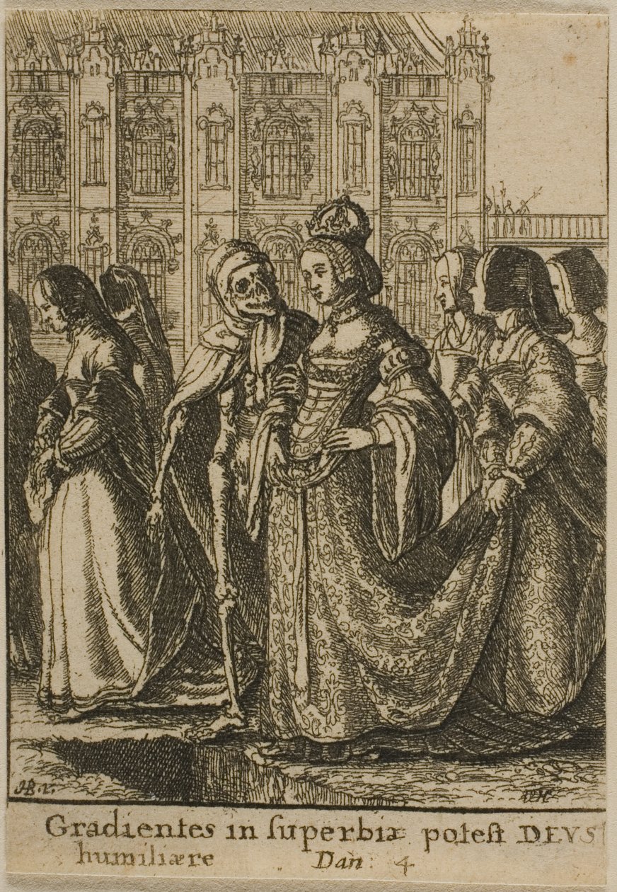 İmparatoriçe ve Ölüm by Wenceslaus Hollar