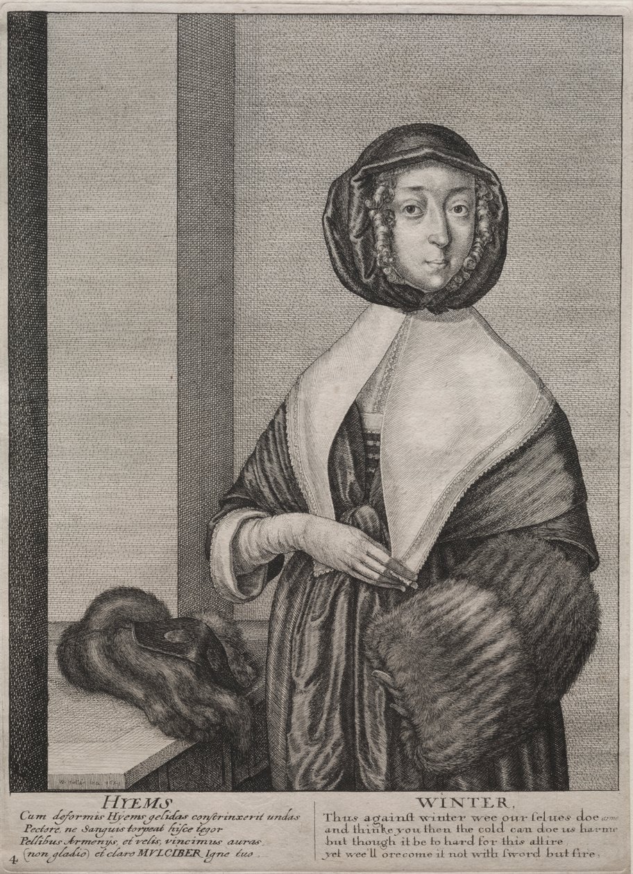 Dört Mevsim: Kış by Wenceslaus Hollar