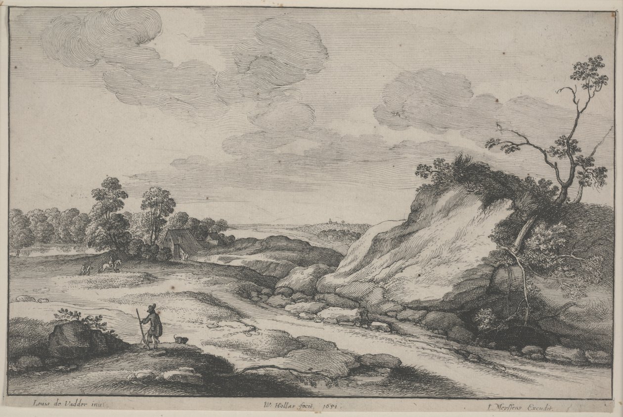 Avcı by Wenceslaus Hollar