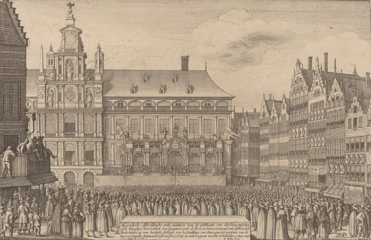 Munster Barışı, 1641. by Wenceslaus Hollar