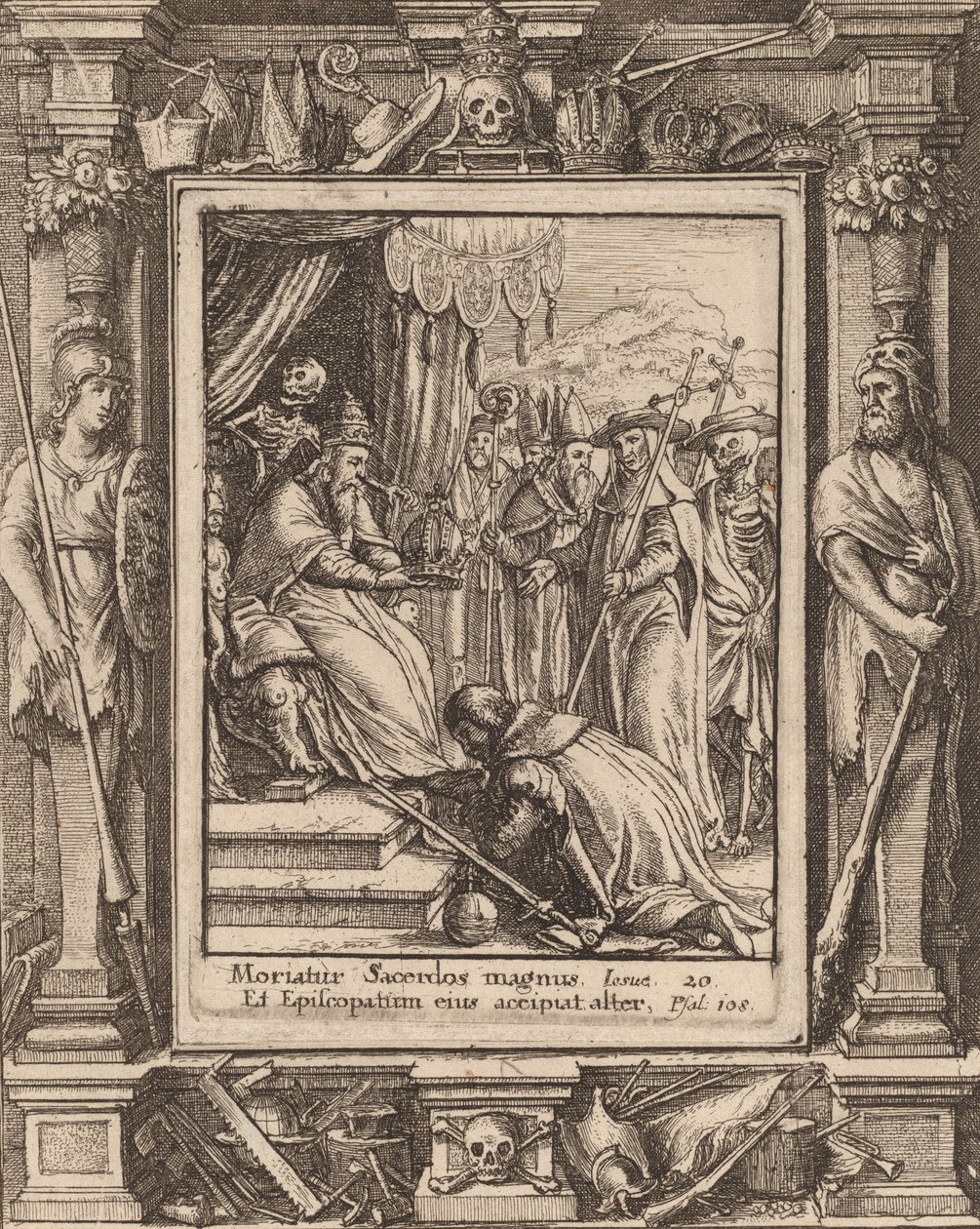 Papa, 1651. by Wenceslaus Hollar
