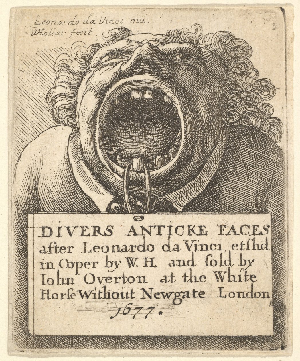 Başlık Sayfası, Divers Anticke Faces, 1677. by Wenceslaus Hollar