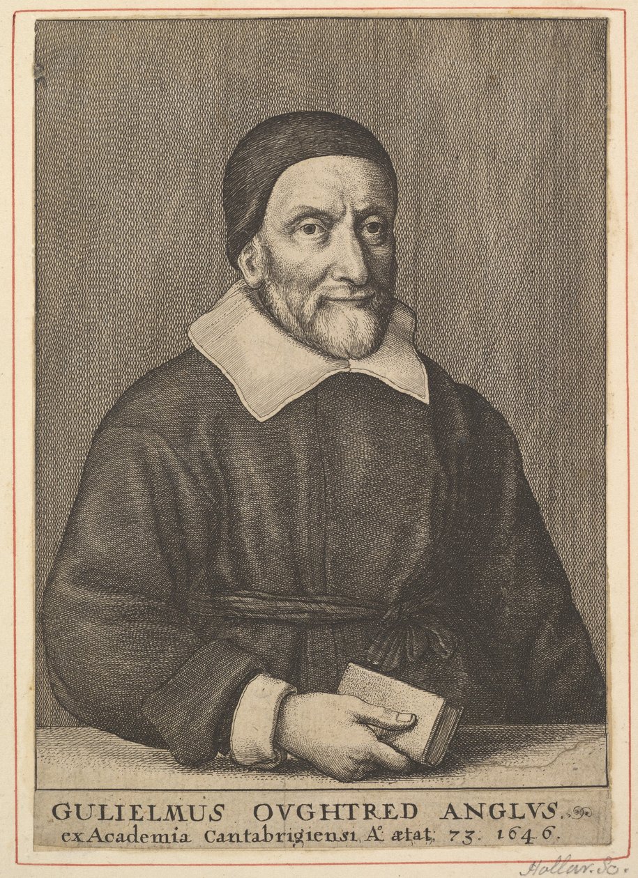 William Oughtred, 1644. by Wenceslaus Hollar