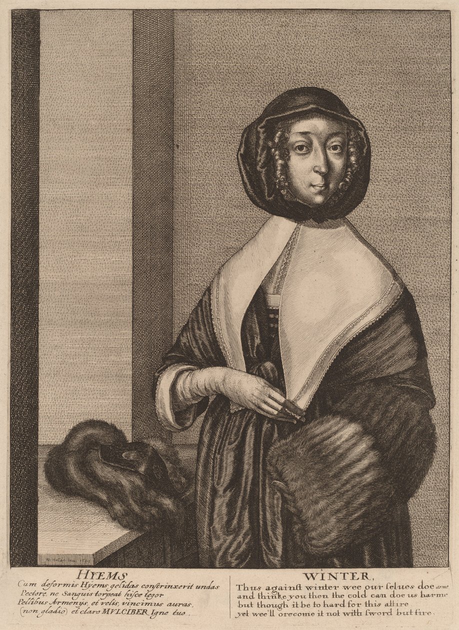 Kış, 1641. by Wenceslaus Hollar