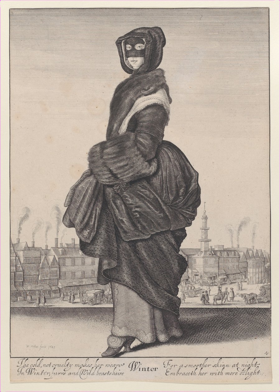 Kış, Mevsimlerden, 1643-44., 1643-44. by Wenceslaus Hollar