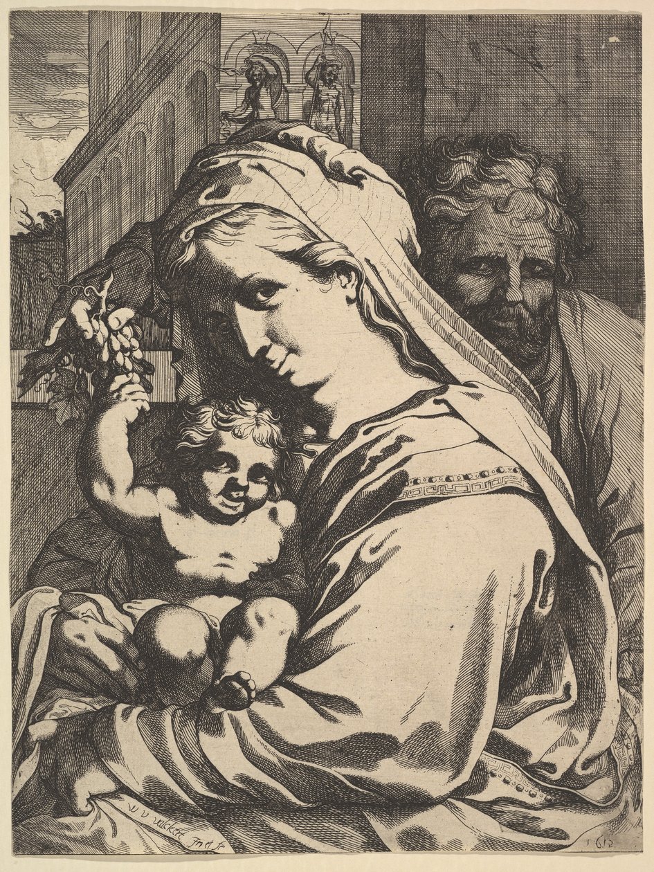 Kutsal Aile, 1612. by Werner Jacobsz. van den Valckert