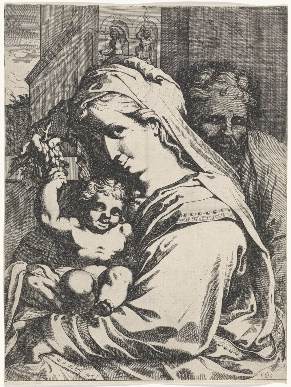 kutsal Aile by Werner van den Valckert