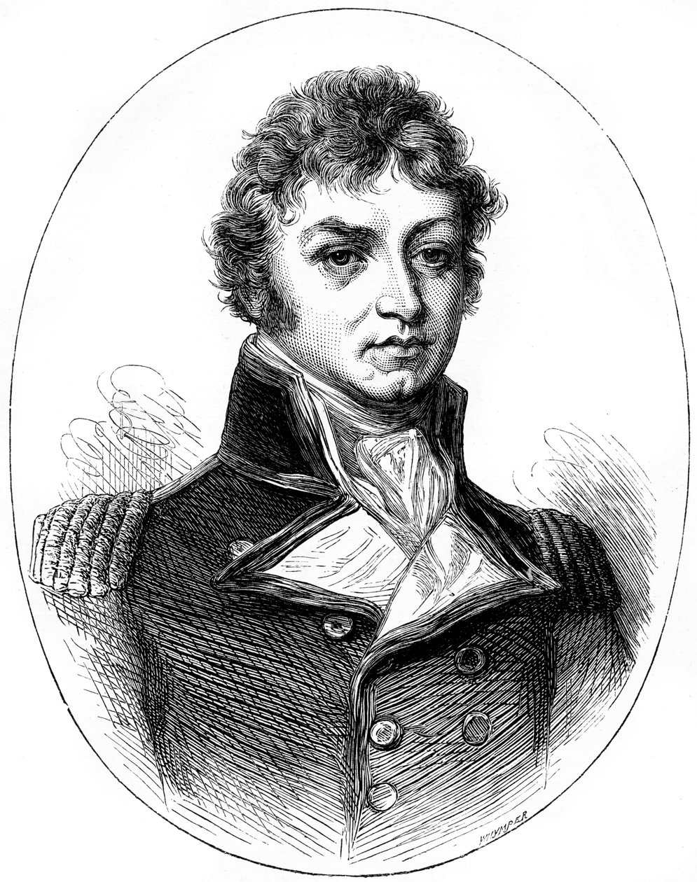 Sir Philip Broke, İngiliz deniz subayı, 1815 c1880. by Whymper