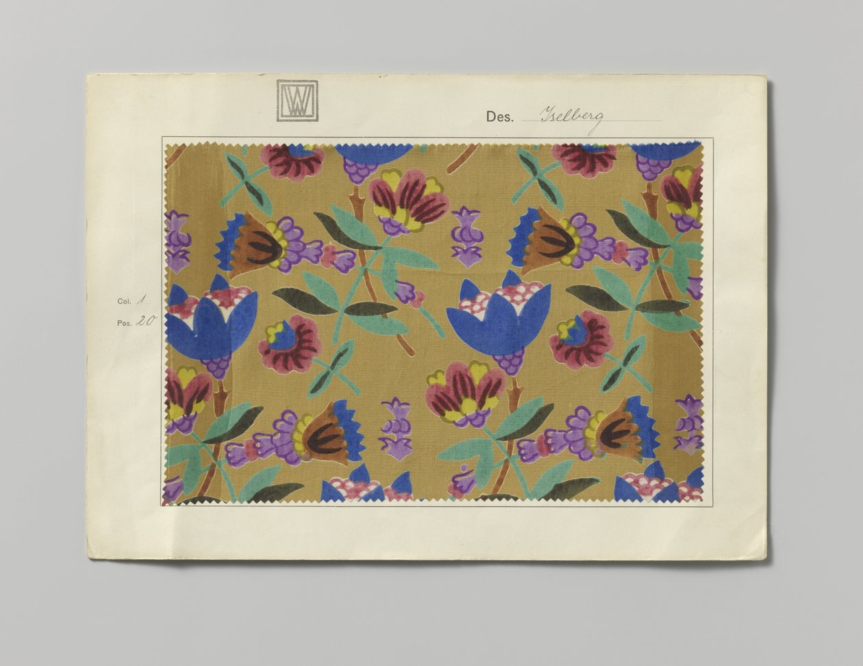 Baskılı tarafı çelik, tasarım Iselberg by Wiener Werkstätte