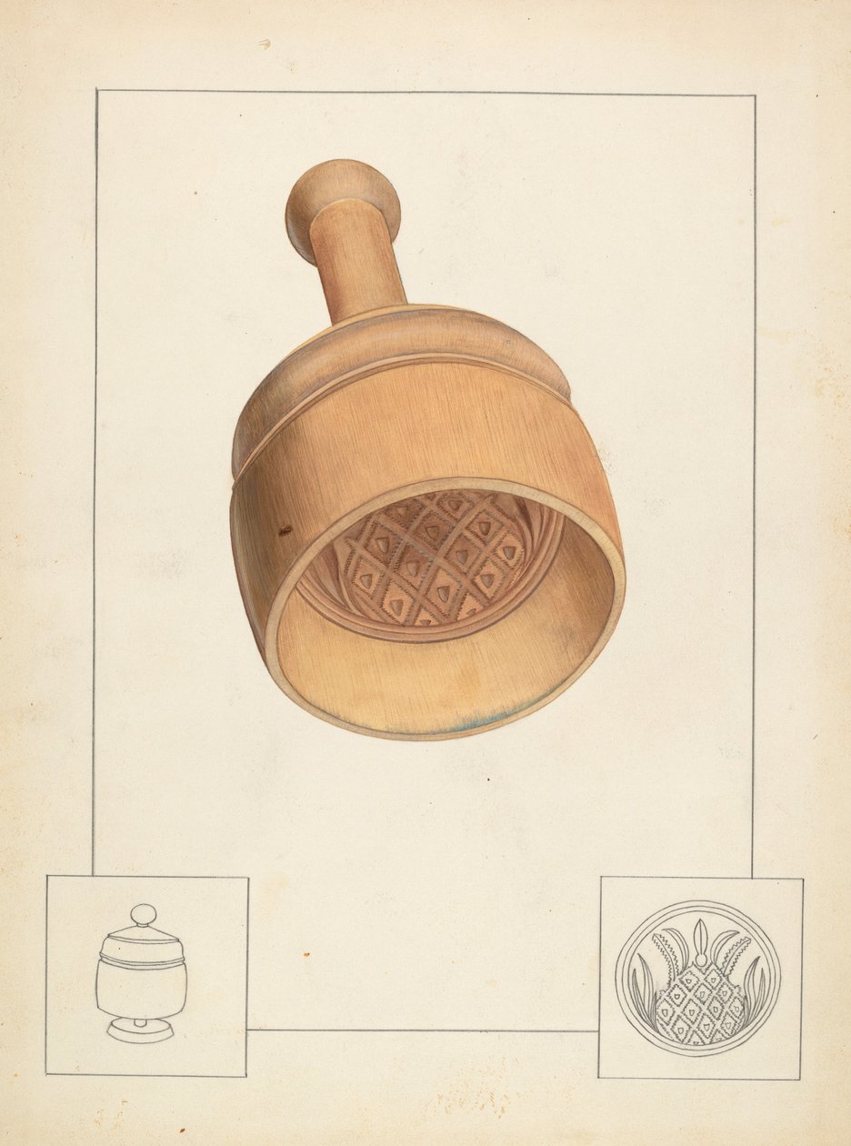 Tereyağı Kalıbı, c. 1937. by Wilbur M Rice