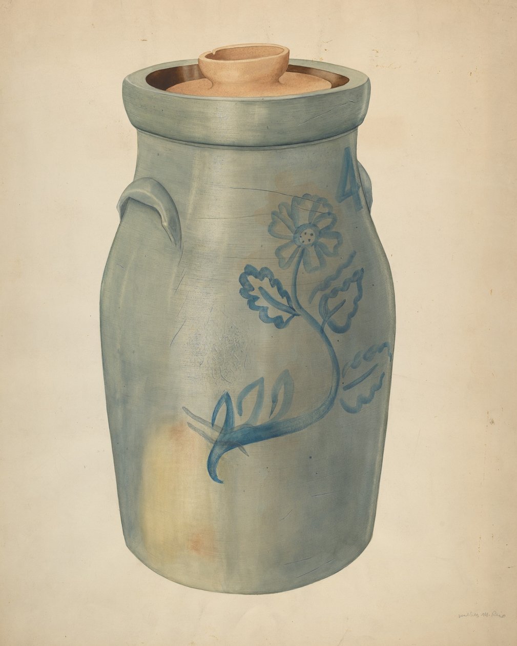 Toprak Tereyağı Yayık, c. 1938. by Wilbur M Rice
