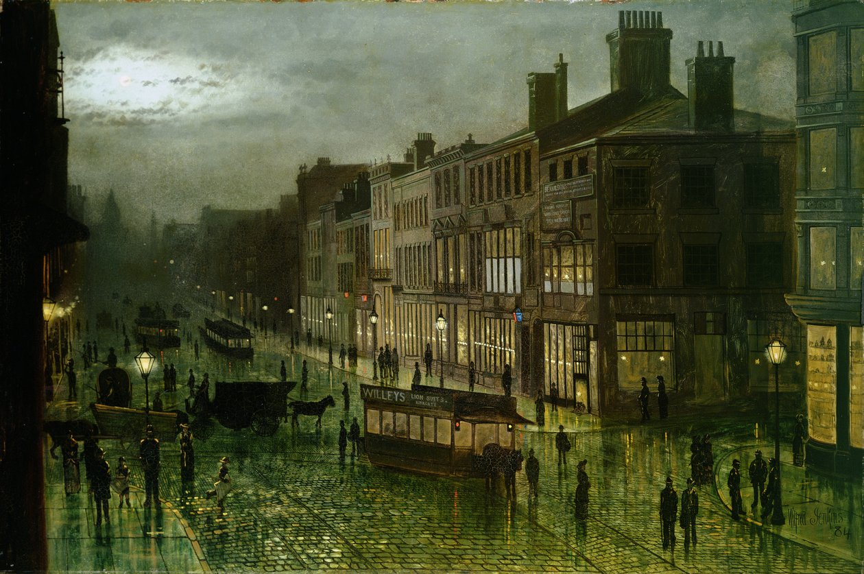 Briggate, Leeds by Wilfred Jenkins