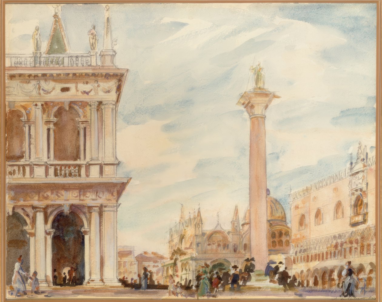 Piazzetta, Venedik by Wilfrid de Glehn