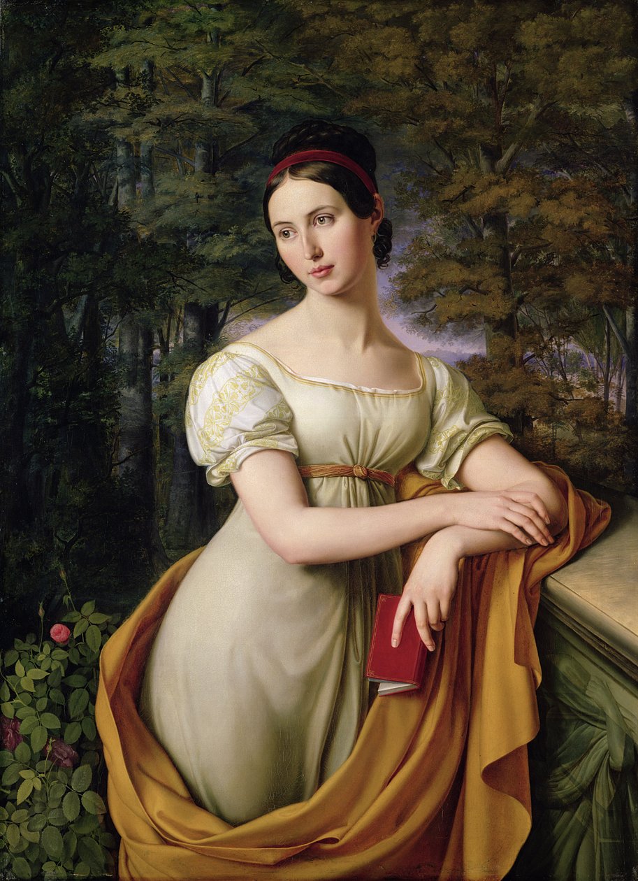Agnes Rauch (1804-1881), 1825 by Friedrich Wilhelm von Schadow