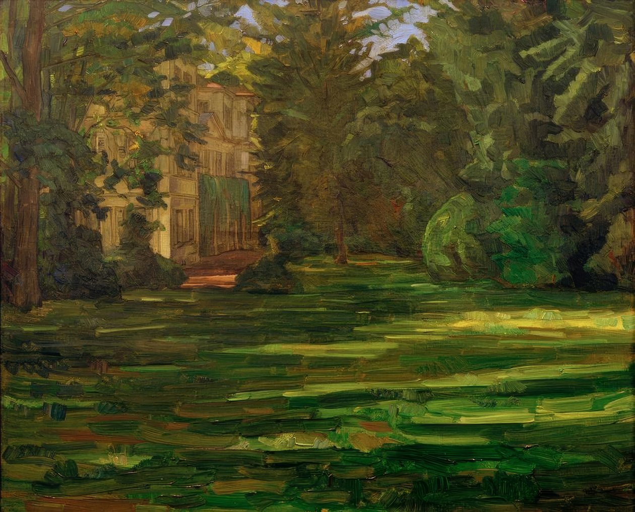 Hemsbach Kalesi by Wilhelm Trübner