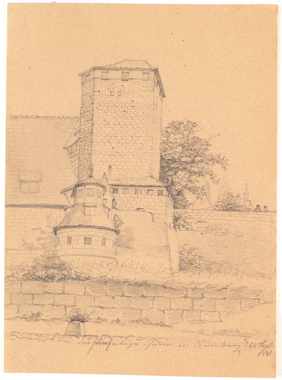 Kule binası. nürnberg by Wilhelm Bendz