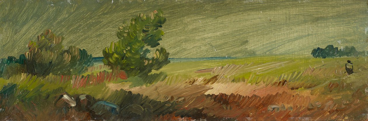 Aşağı Saksonya manzarası by Wilhelm Busch