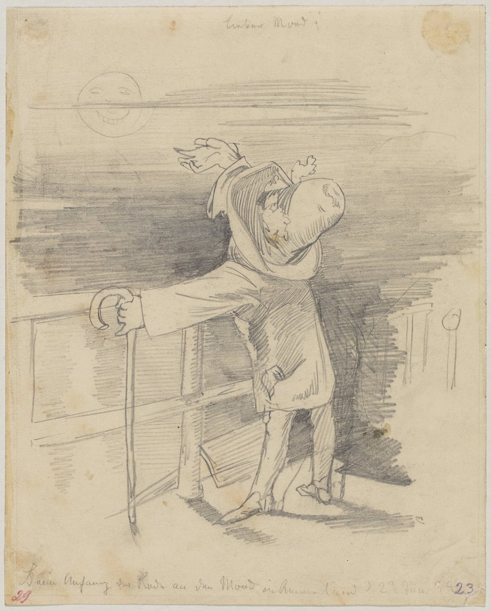 aya konuşma: sevgili ay by Wilhelm Busch