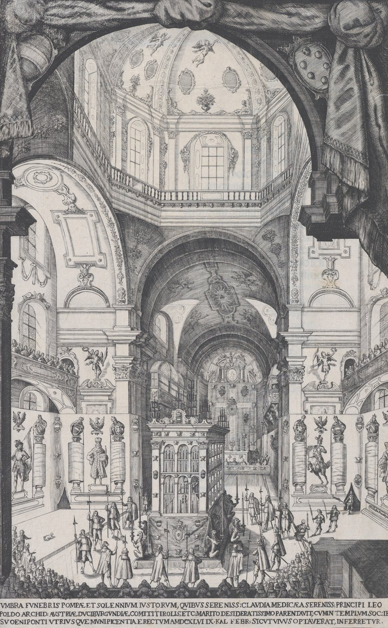 Leopold Katafalk, Avusturya Arşidükü, 1646. by Wilhelm Frommer