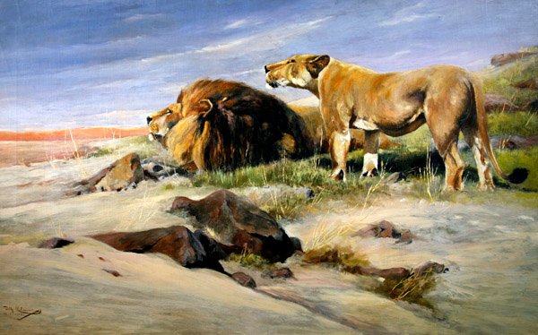 Çöl Hırsızları by Wilhelm Kuhnert