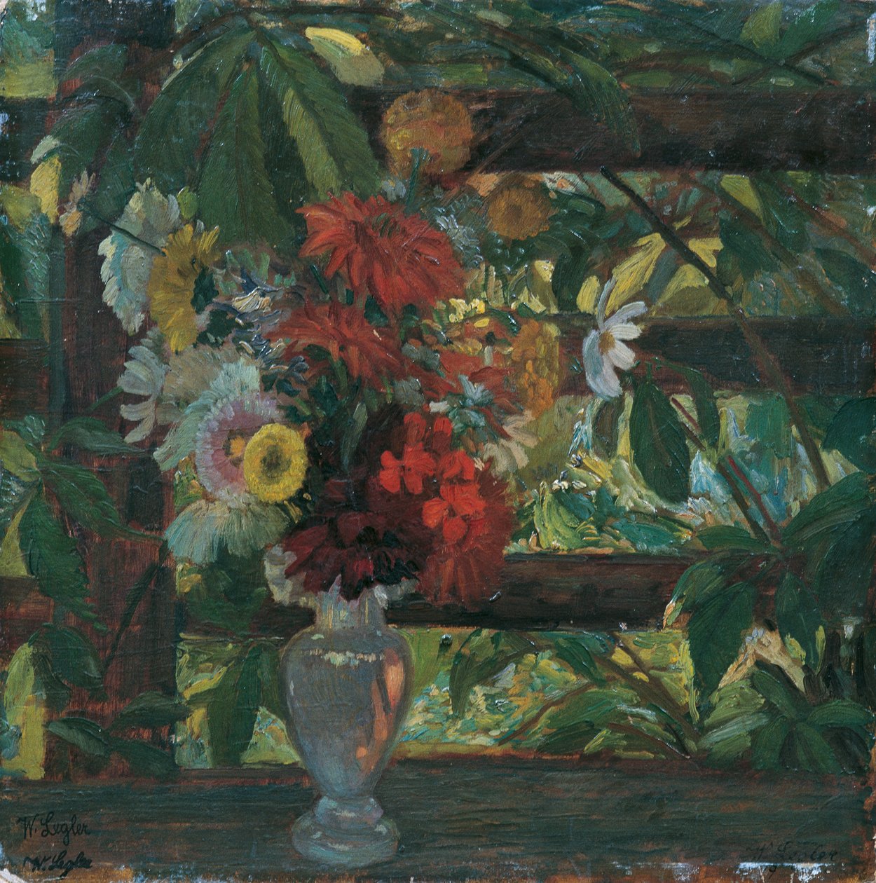 çiçekli çardak by Wilhelm Legler